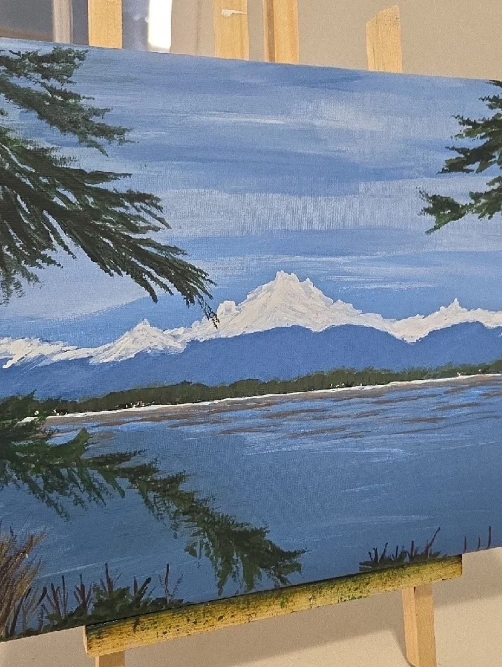 Mt. Baker View From Whidbey Island - Original Art🎨